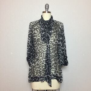•New York & Company• Leopard Blouse